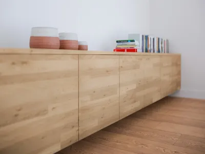 Leimholz europäische Eiche A-B 18 mm, 120 x 40 cm Produktbild #5