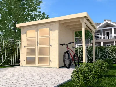 Gartenhaus 321 A Gr. 3 19 mm naturbelassen Produktbild #1