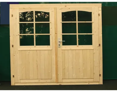 Doppeltür für 44 mm Gartenhaus Produktbild #1