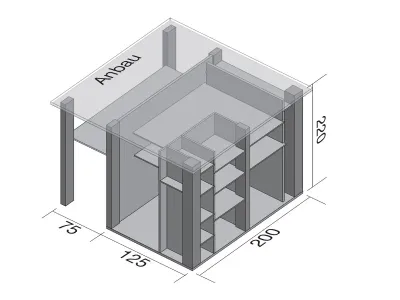 Gerätehaus Garten [Q] Multi grau Produktbild #3
