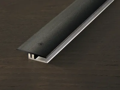 Übergangsprofil PROCOVER Designfloor Aluminium Schwarz matt Produktbild #1