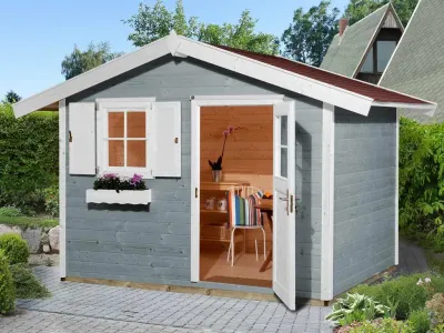 Gartenhaus 123 Gr. 3 grau Produktbild #1