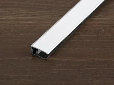 Abschlussprofil PROVARIOclip Universal Aluminium eloxiert Silber Produktbild #1