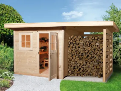 Gartenhaus 170 A Gr. 3 28 mm naturbelassen Produktbild #1