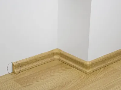 Endkappe für Sockelleiste Profil SKL 22/42 Eiche natur Produktbild #2