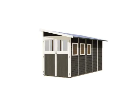 Gerätehaus Ahnlehnhaus Wandlitz 5 19 mm terragrau Produktbild #6