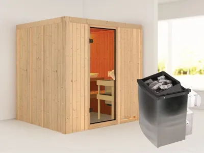 Sauna Systemsauna Sodin, inkl. 9 kW Ofen mit integrierter Steuerung Produktbild #10