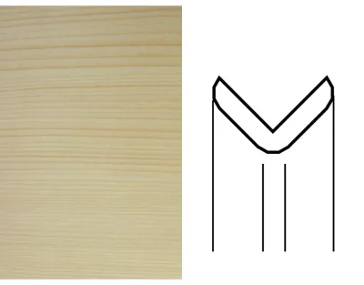 Wand- und Deckenleiste, Fichte astig, farblos endbehandelt Produktbild #1