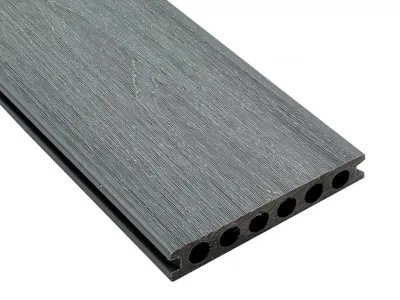 Terrassendiele WPC grau Holzoptik geprägte Oberfläche Produktbild #2