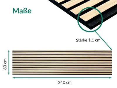 Akustikpaneele AURA Calm Light Oak Produktbild #6