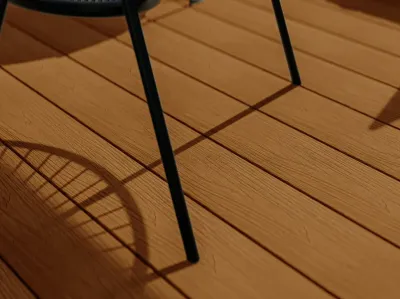 Terrassendiele WPC braun Holzoptik geprägte Oberfläche Produktbild #2