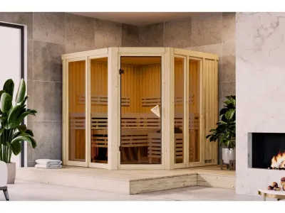 Sauna Airi SET mit Ofen 9 kW, integrierter Steuerung Produktbild #1