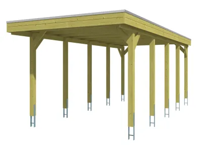 Einzelcarport Friesland Produktbild #2