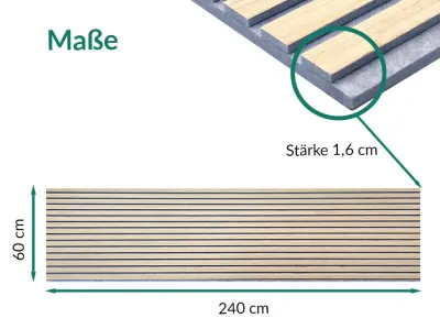 Akustikpaneele AURA Core Light Oak Produktbild #6