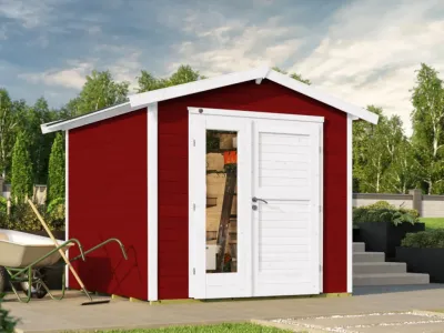 Gartenhaus 224 A Gr. 2 21 mm schwedenrot Produktbild #1