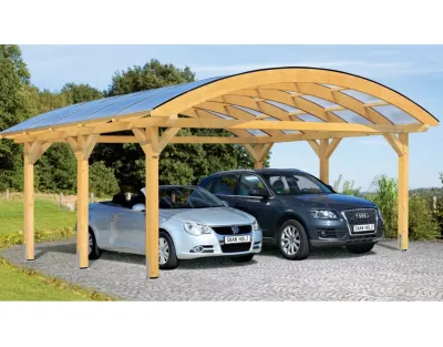 Doppelcarport Franken naturbelassen Produktbild #1