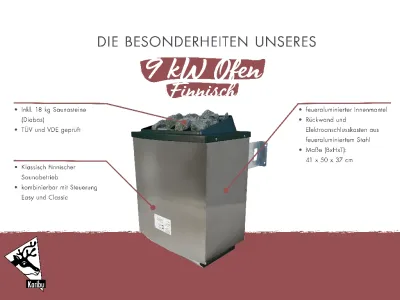Saunaofen Set 9 KW  Produktbild #3