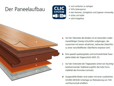 Laminat Timeless Oak Grau D3571 Robusto Landhausdiele Produktbild #2