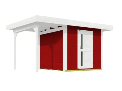 Gartenhaus Designhaus 172 A Gr. 1 28 mm schwedenrot Produktbild #2