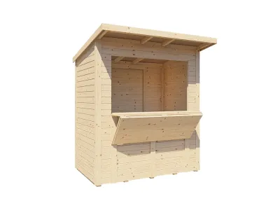 Marktstand - Verkaufsstand Ivy 14 mm naturbelassen Produktbild #2