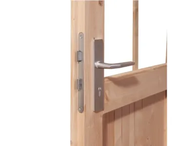 Saunahaus Mikka mit Klarglastür, inkl. 9 kW Bio-Kombiofen mit externer Steuerung Produktbild #7