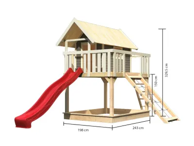 Stelzenhaus Fidel SET terragrau Produktbild #6