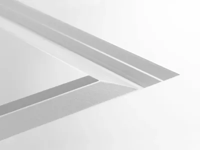Zimmertür Elegance 02 Weißlack RAL 9010, Rundkante Produktbild #3
