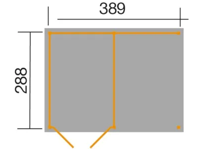 Gerätehaus Lagerhaus 607 Variante 1 KDI Produktbild #3