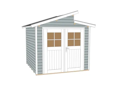 Gartenhaus 226 Gr. 3 21 mm grau Produktbild #3