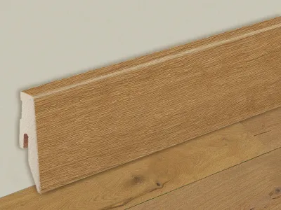 Sockelleiste Echtholz Profil 3 PK Eiche honig 1275 Produktbild #1