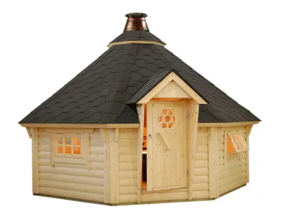 Grillkota Eva 11,4 m² 44 mm naturbelassen Produktbild #2