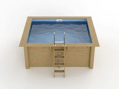 Abbildung zeigt Holzpool inkl. Skimmer (Optional erhältlich L7900445)