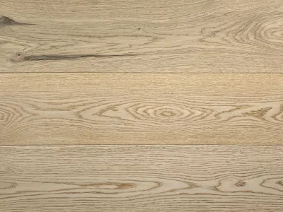 Lindura Echtholzboden Easy Step Eiche lebhaft cremeweiß 8937 Landhausdiele Gebürstet Produktbild #3