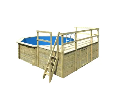 Holzpool 2 Set D naturbelassen Produktbild #8