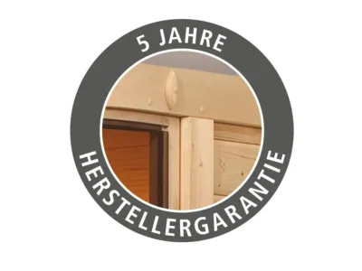 Saunahaus Mikka mit Klarglastür, inkl. 9 kW Saunaofen mit externer Steuerung Produktbild #21