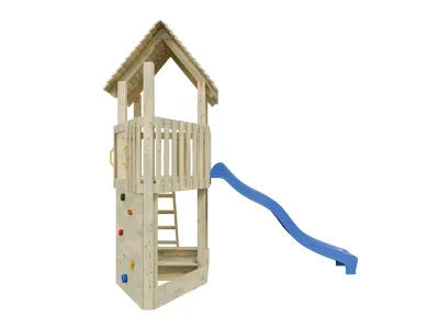 Spielturm Ship Tower KDI inkl. Rutsche blau Produktbild #9