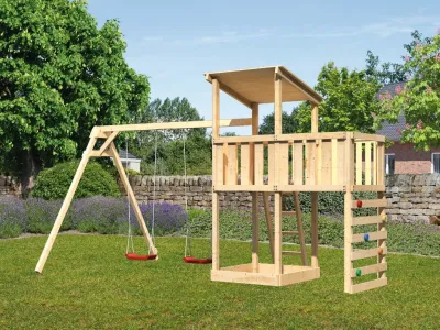 Spielturm Anna naturbelassen mit Varianten Produktbild #1