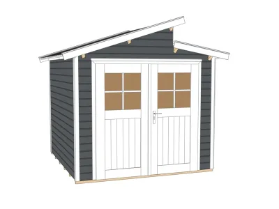 Gerätehaus 226 Gr. 2 21 mm anthrazit Produktbild #3