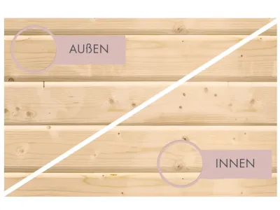 Fasssauna Quadro 3 naturbelassen Produktbild #11