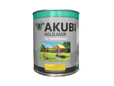 Holzlasur-Farbsystem für Spielgeräte Zitronengelb Produktbild #1