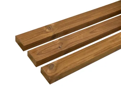 Fassadenverkleidung Rhombusleiste Thermokiefer Produktbild #1