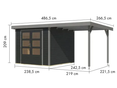 Gartenhaus Jupiter 3,5 19 mm Produktbild #12