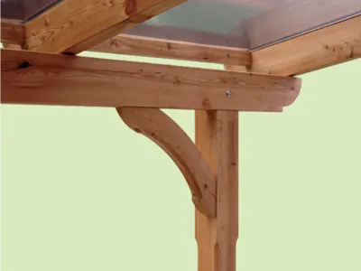 Terrassenüberdachung Rimini naturbelassen Produktbild #4
