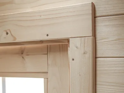 Gartenhaus Blockbohlenhaus CA2981 28 mm naturbelassen Produktbild #10