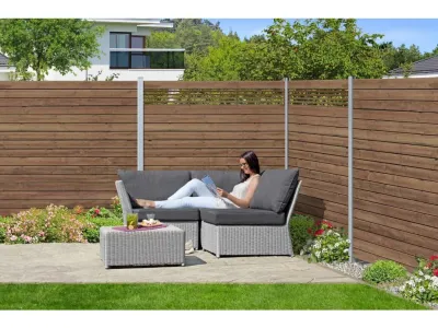 Bohlenset für Steckzaunsystem GARDO XL DIY Kiefer Produktbild #5