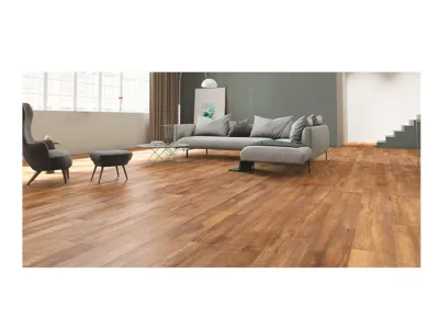 Laminat Eiche sägerau hell braun Landhausdiele Produktbild #2