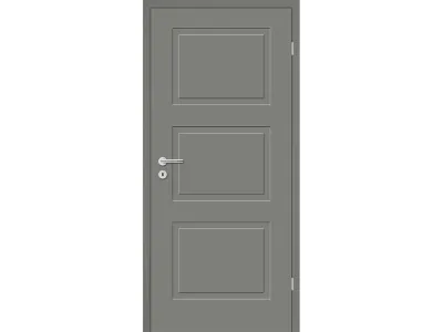 Wohnungseingangstür Cala 03 Lack Lavagrau RAL 7037 Produktbild #1