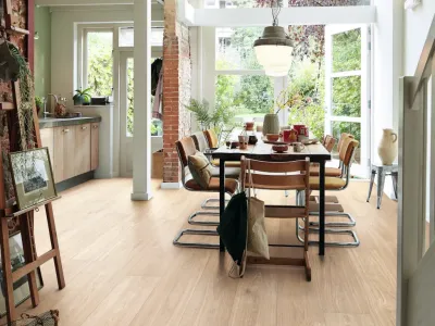 Parkett PD 450 Eiche harmonisch cremeweiß 9005 Landhausdiele Gebürstet Produktbild #2