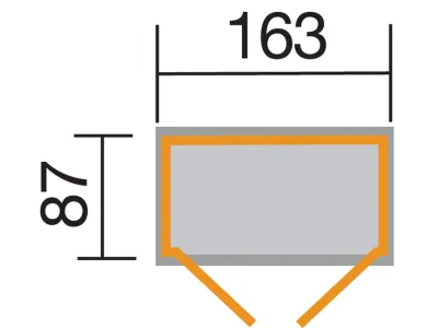 Garten--Terrassenschrank 357 14 mm naturbelassen Produktbild #2