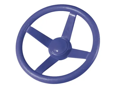 Steuerrad Kunststoff blau Produktbild #1